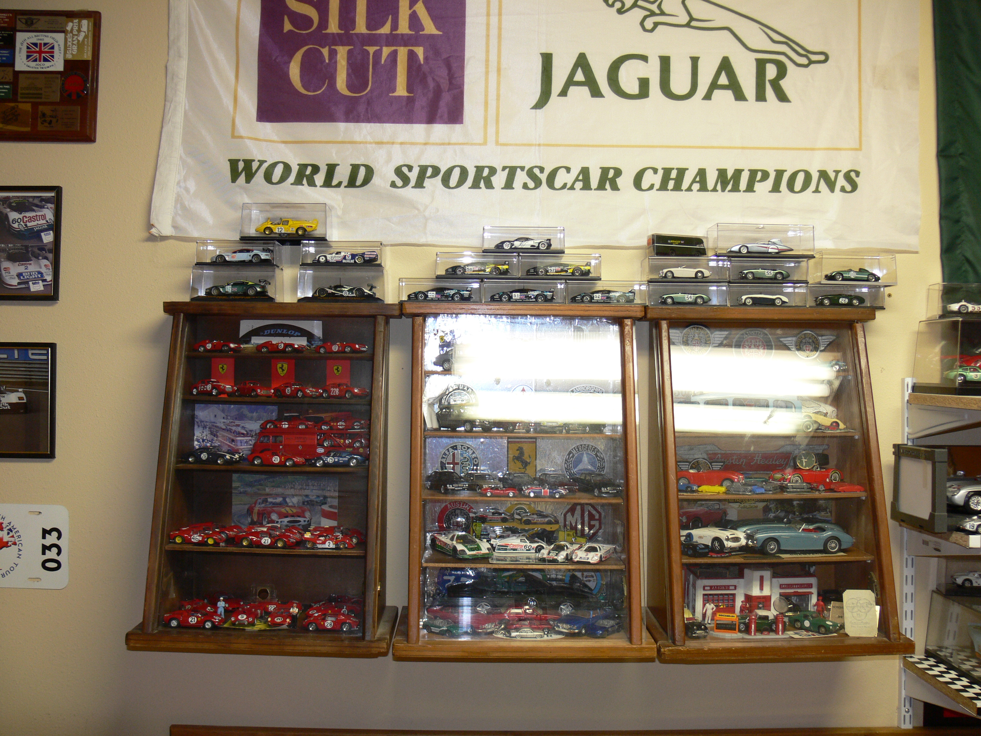 Old Irish Racing Model Collection - Display Room